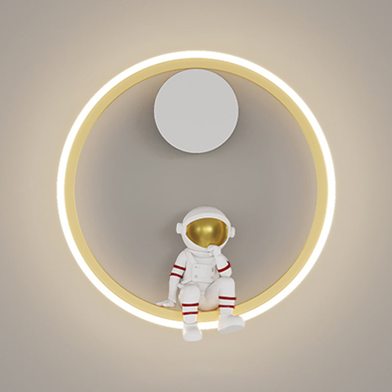 Metal Wall Mounted Lamp Modern LED Sconce Light Fixture for Kids Bedroom