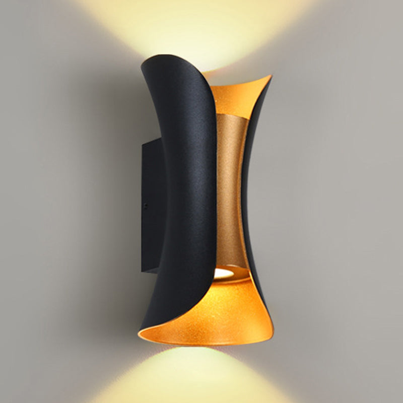 Outdoor LED Wall Mount Light Waterproof Wall Sconce Light with Aluminum Shade