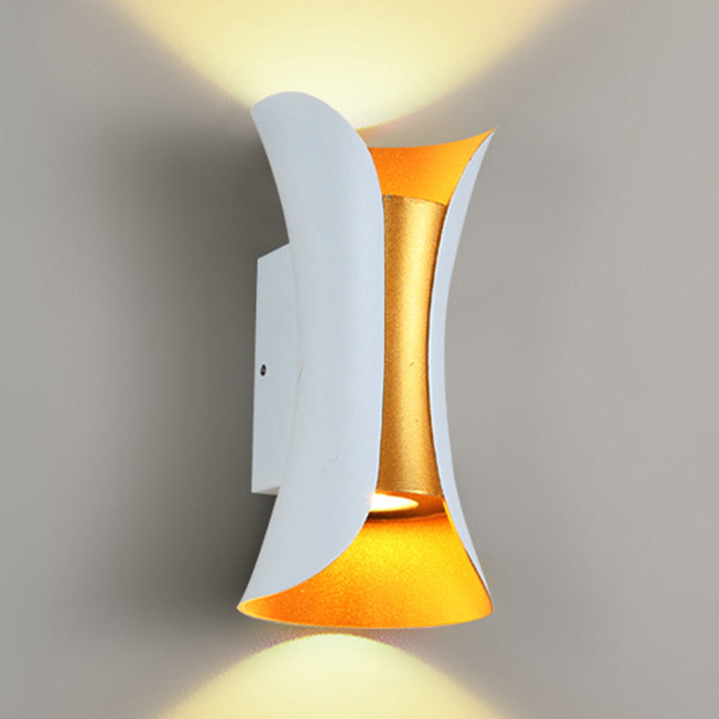 Outdoor LED Wall Mount Light Waterproof Wall Sconce Light with Aluminum Shade