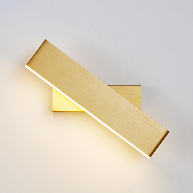 Modern Rotatable Wall Mount Light Simple Wall Sconce Light with Acrylic Shade for Bedroom