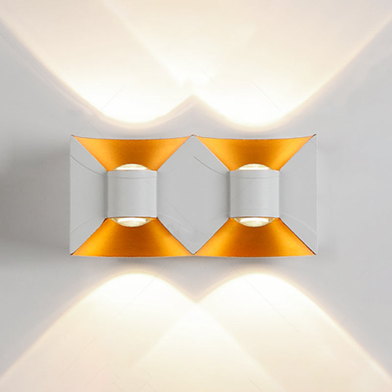 4 Lights Wall Mount Light Modern LED Wall Sconce Light with Acrylic Shade for Bedroom