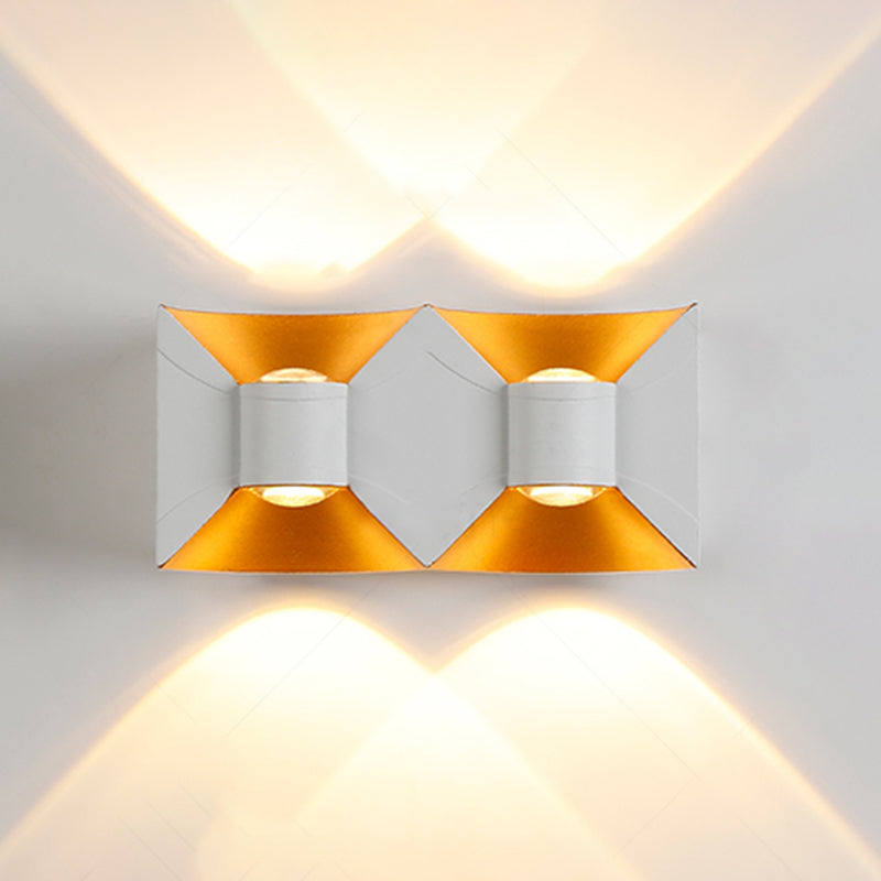 4 Lights Wall Mount Light Modern LED Wall Sconce Light with Acrylic Shade for Bedroom
