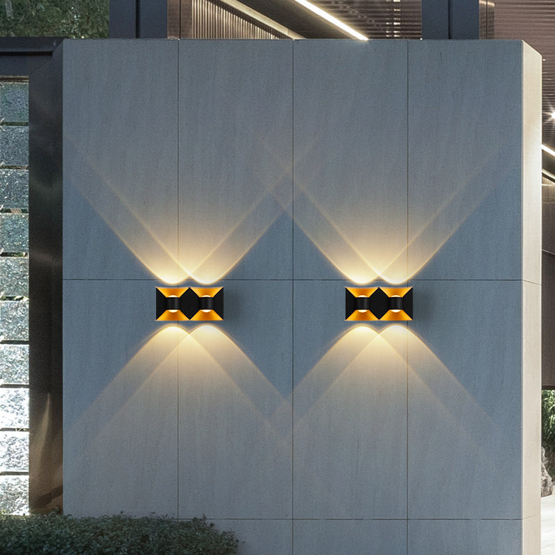 4 Lights Wall Mount Light Modern LED Wall Sconce Light with Acrylic Shade for Bedroom