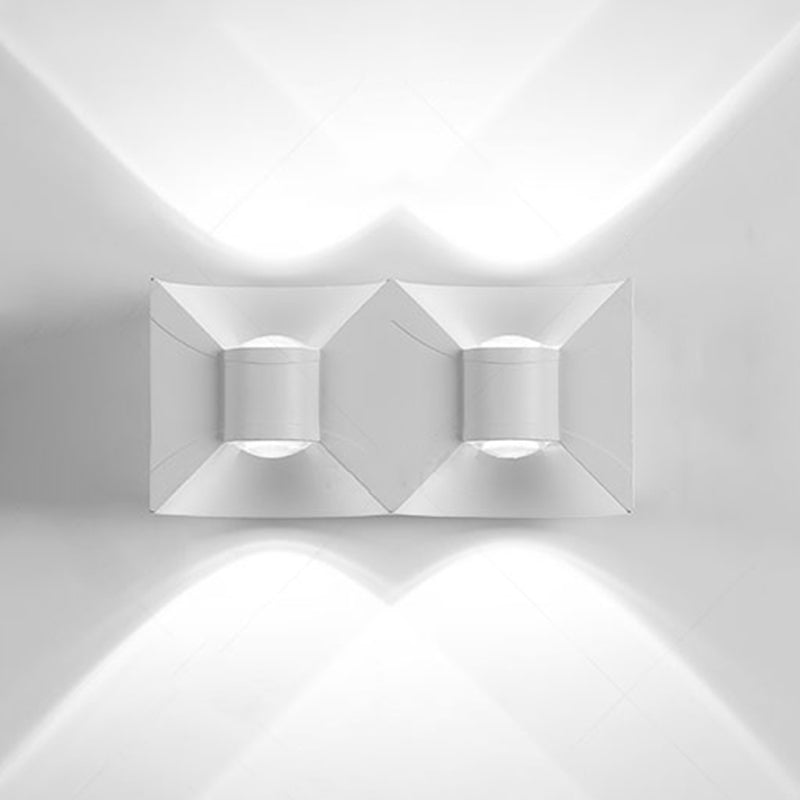 4 Lights Wall Mount Light Modern LED Wall Sconce Light with Acrylic Shade for Bedroom