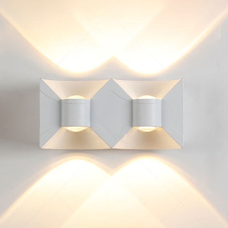4 Lights Wall Mount Light Modern LED Wall Sconce Light with Acrylic Shade for Bedroom
