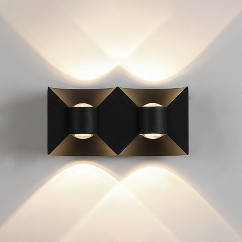 4 Lights Wall Mount Light Modern LED Wall Sconce Light with Acrylic Shade for Bedroom