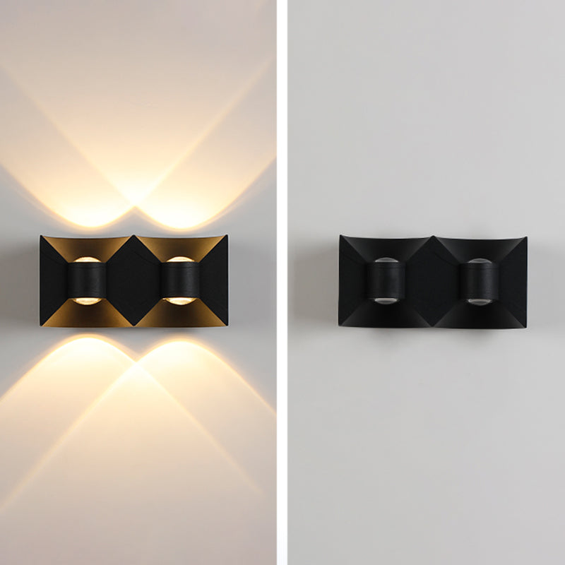 4 Lights Wall Mount Light Modern LED Wall Sconce Light with Acrylic Shade for Bedroom