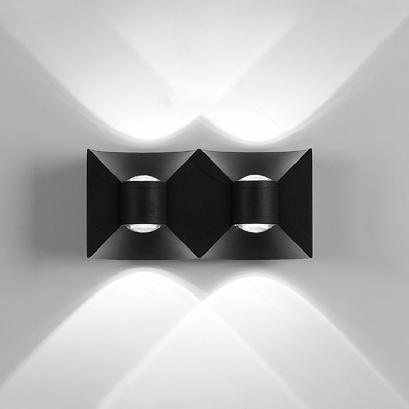 4 Lights Wall Mount Light Modern LED Wall Sconce Light with Acrylic Shade for Bedroom