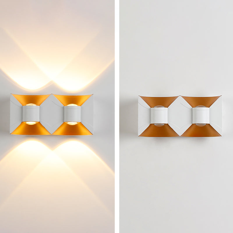 4 Lights Wall Mount Light Modern LED Wall Sconce Light with Acrylic Shade for Bedroom