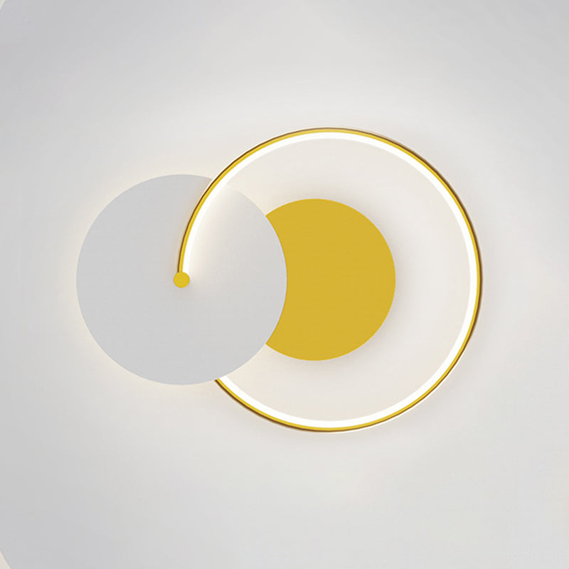 Modern LED Wall Mount Light Simple Wall Sconce Light with Acrylic Shade for Aisle