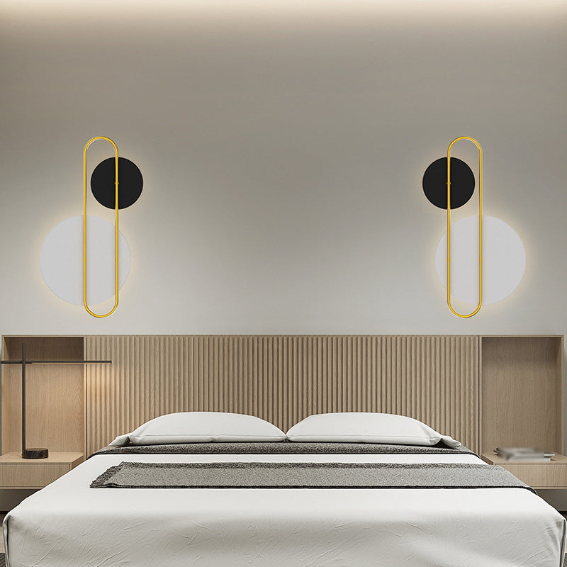 Modern LED Wall Mount Light Simple Wall Sconce Light with Acrylic Shade for Aisle