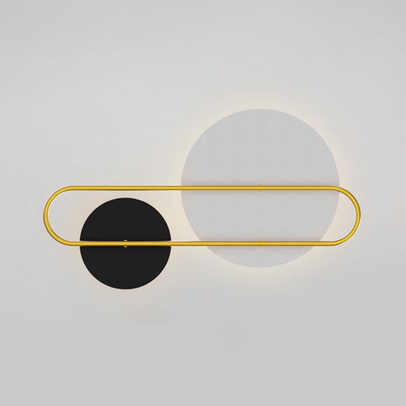 Modern LED Wall Mount Light Simple Wall Sconce Light with Acrylic Shade for Aisle