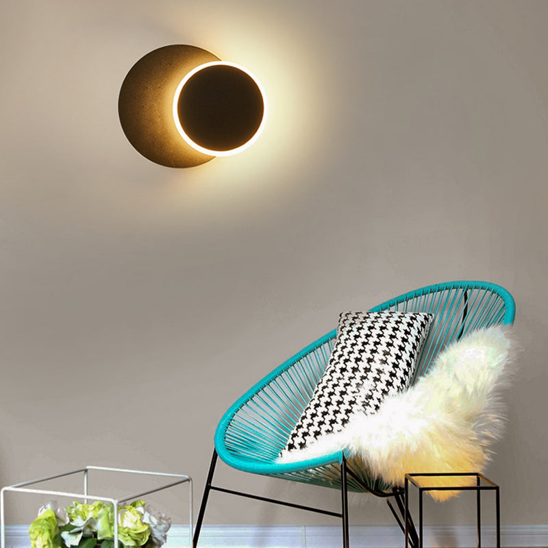 Modern LED Wall Mount Light 1-Light Wall Sconce Light with Acrylic Shade for Living Room