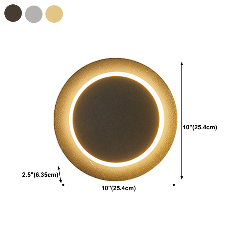 Modern LED Wall Mount Light 1-Light Wall Sconce Light with Acrylic Shade for Living Room