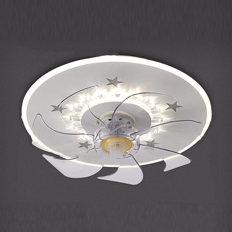 Modern Style Ceiling Fan Lighting Metal 2 Light Ceiling Fan Lighting for Bedroom