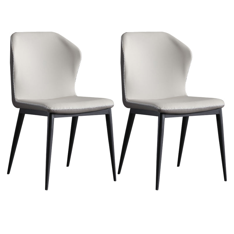 Contemporary Metal Dining Room Set 1/2/5/7 Pieces Dining Set for Home Use