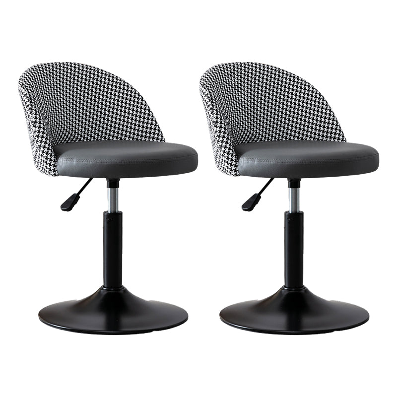 Modern Home Adjustable Height Stool Matte Finish Upholstered Bar Stools