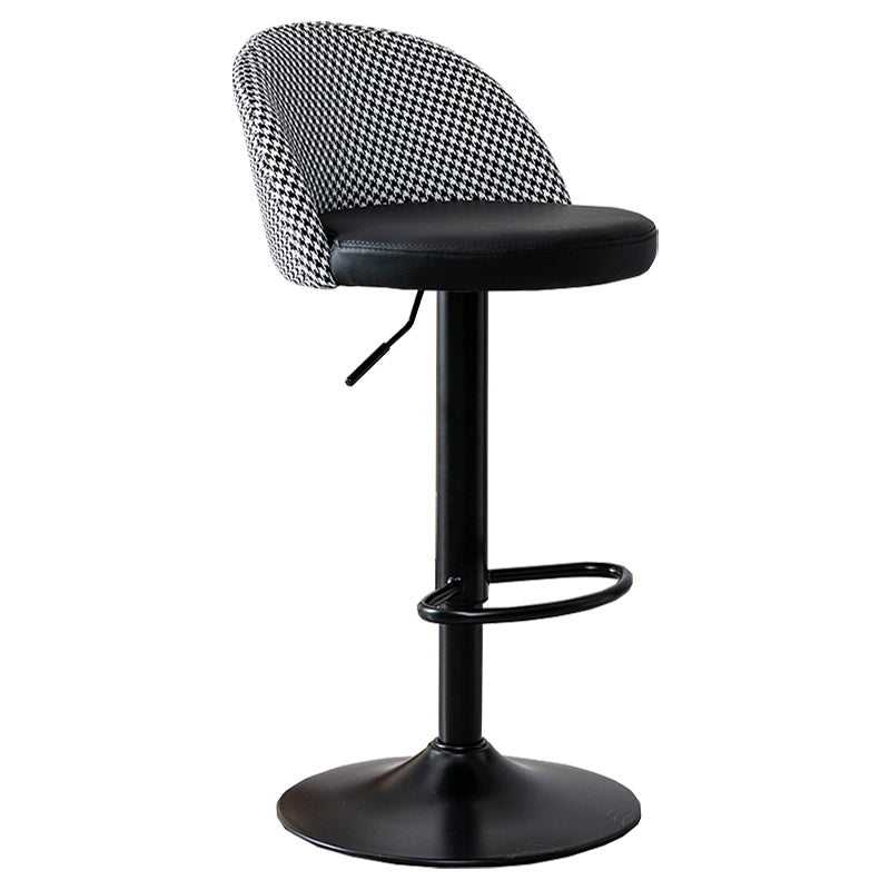 Modern Home Adjustable Height Stool Matte Finish Upholstered Bar Stools