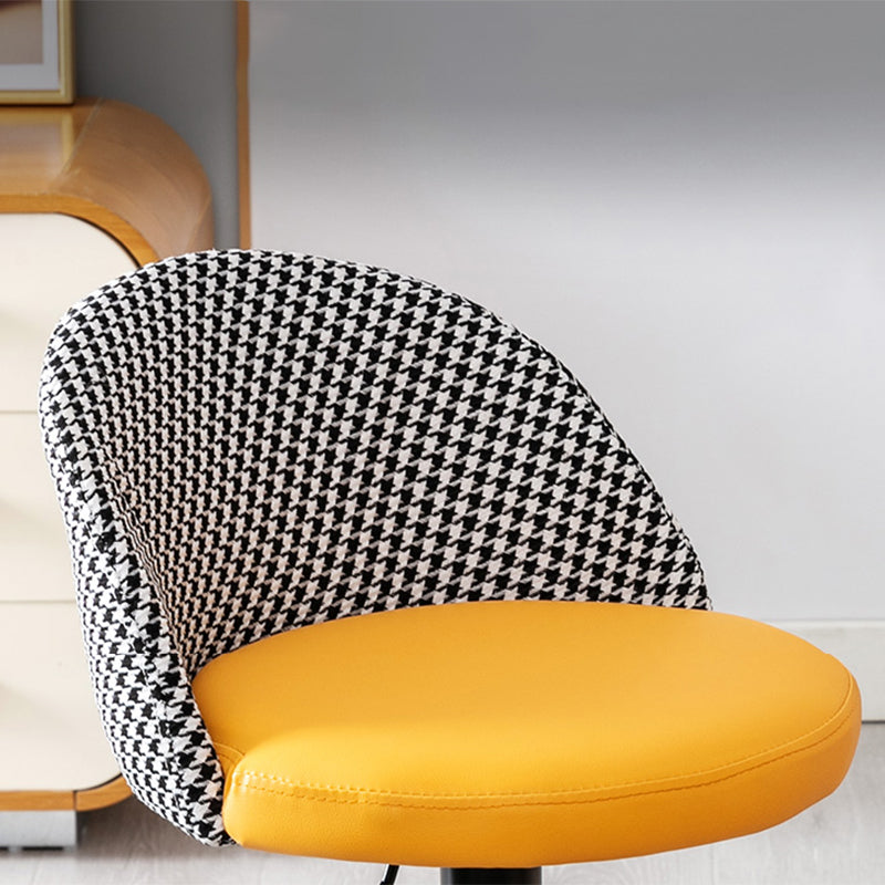 Modern Home Adjustable Height Stool Matte Finish Upholstered Bar Stools
