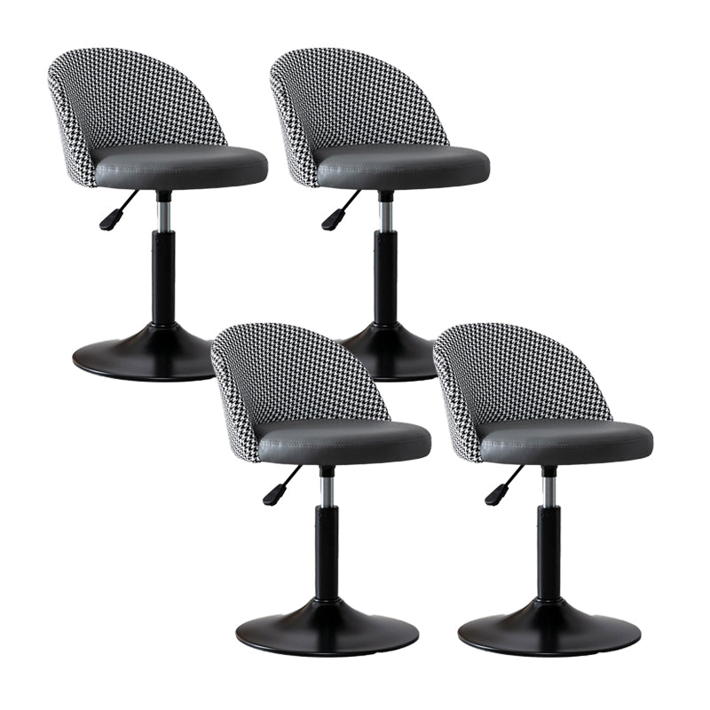 Modern Home Adjustable Height Stool Matte Finish Upholstered Bar Stools