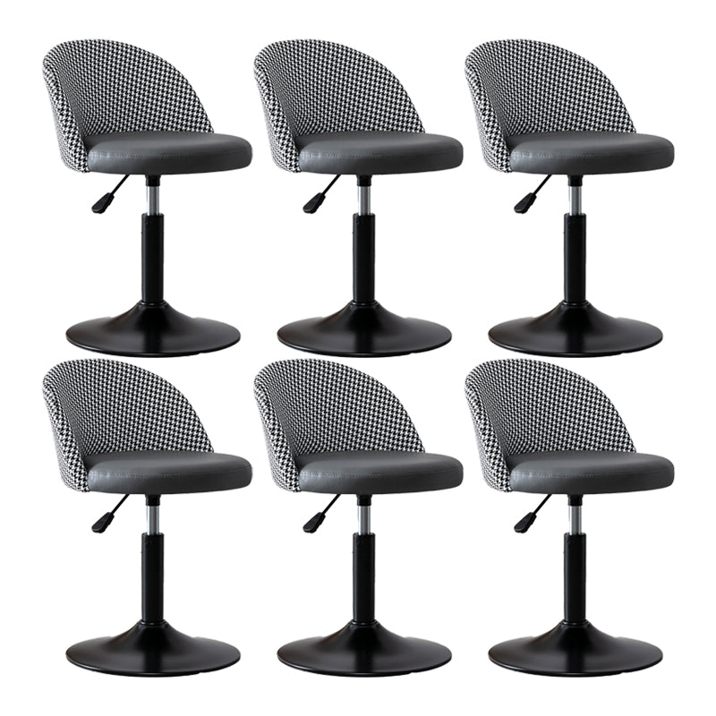 Modern Home Adjustable Height Stool Matte Finish Upholstered Bar Stools