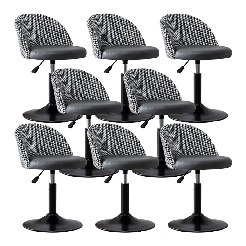 Modern Home Adjustable Height Stool Matte Finish Upholstered Bar Stools