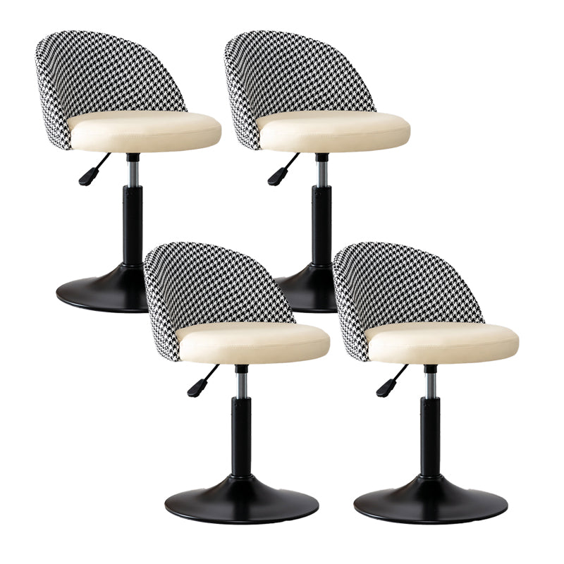 Modern Home Adjustable Height Stool Matte Finish Upholstered Bar Stools