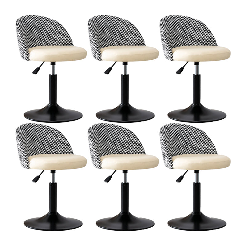 Modern Home Adjustable Height Stool Matte Finish Upholstered Bar Stools