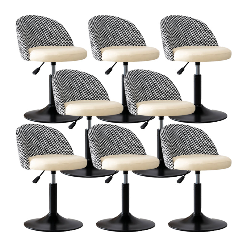 Modern Home Adjustable Height Stool Matte Finish Upholstered Bar Stools