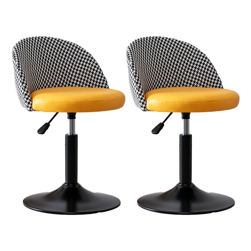 Modern Home Adjustable Height Stool Matte Finish Upholstered Bar Stools