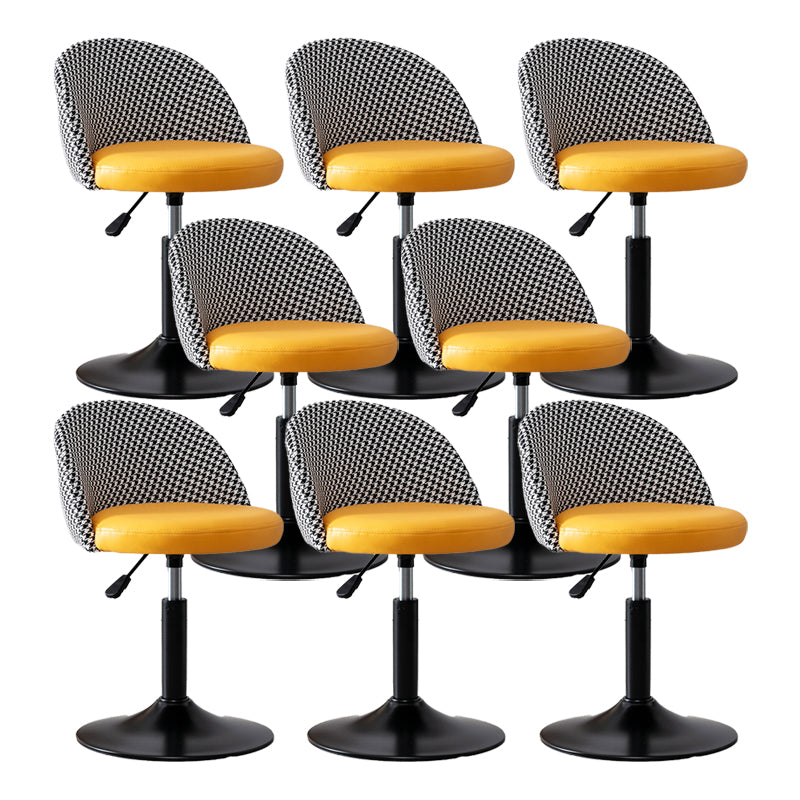 Modern Home Adjustable Height Stool Matte Finish Upholstered Bar Stools
