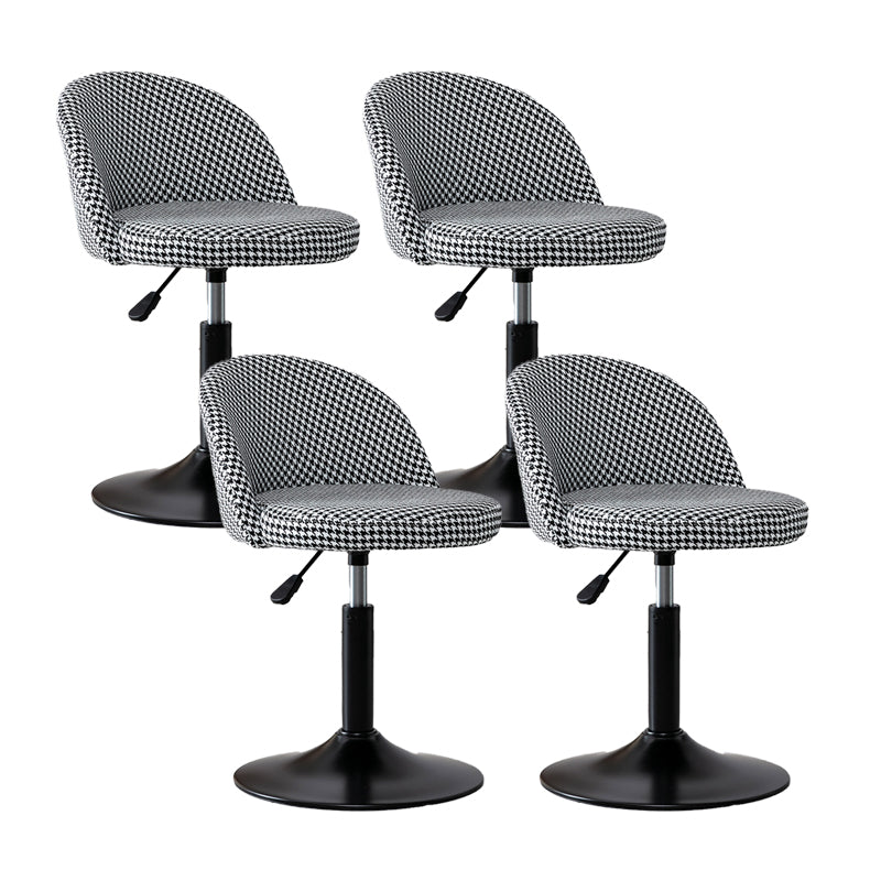 Modern Home Adjustable Height Stool Matte Finish Upholstered Bar Stools