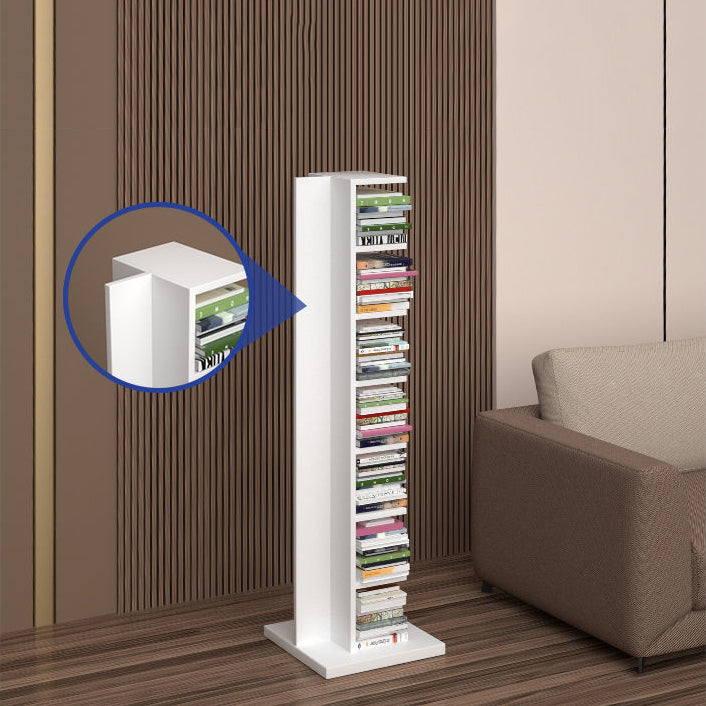 Closed Back Bookshelf Contemporary Style Invisible Bookcase for Study Room and Office