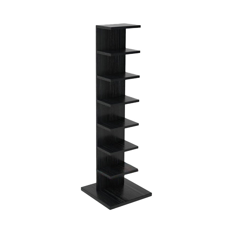 Closed Back Bookshelf Contemporary Style Invisible Bookcase for Study Room and Office