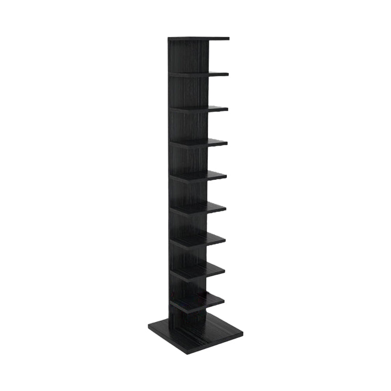 Closed Back Bookshelf Contemporary Style Invisible Bookcase for Study Room and Office