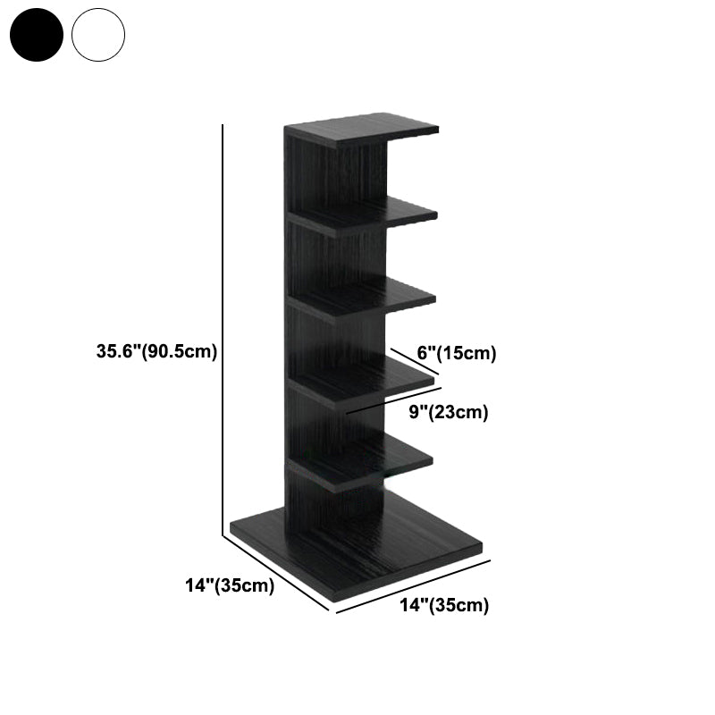 Closed Back Bookshelf Contemporary Style Invisible Bookcase for Study Room and Office