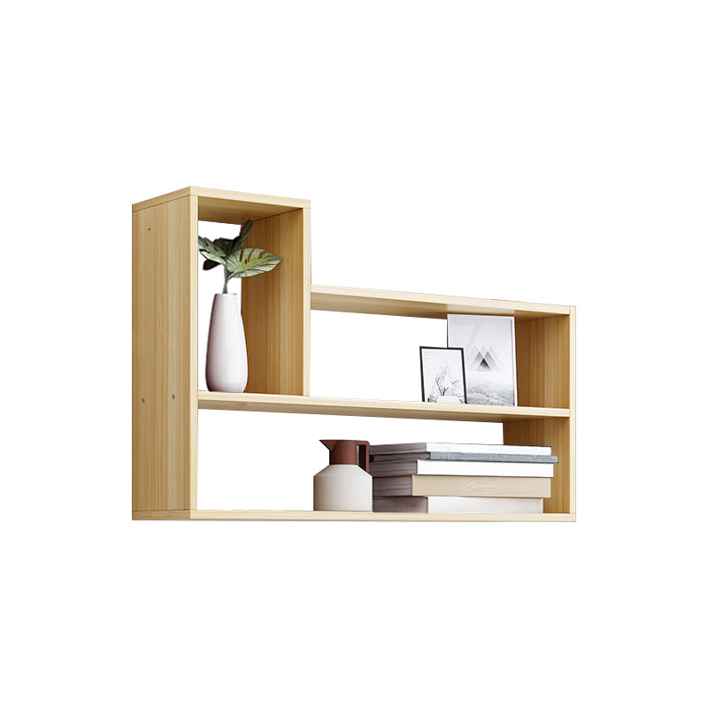 Wall Mounted Bookshelf Contemporary Style Bookcase for Study Room and Office