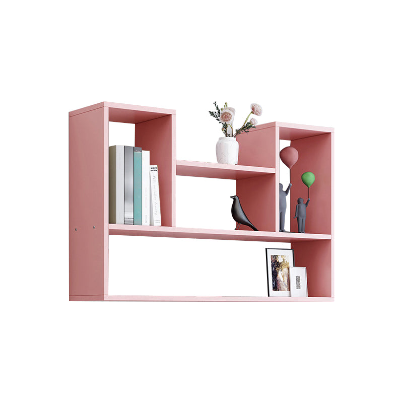 Wall Mounted Bookshelf Contemporary Style Bookcase for Study Room and Office