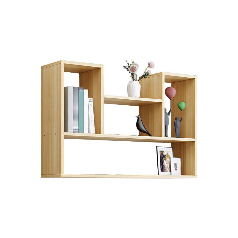 Wall Mounted Bookshelf Contemporary Style Bookcase for Study Room and Office