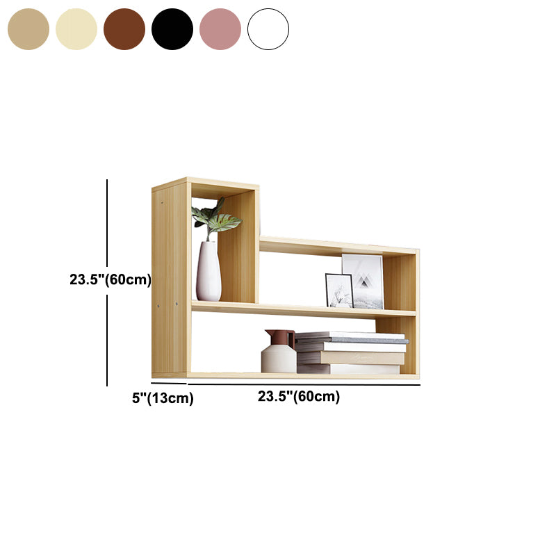 Wall Mounted Bookshelf Contemporary Style Bookcase for Study Room and Office