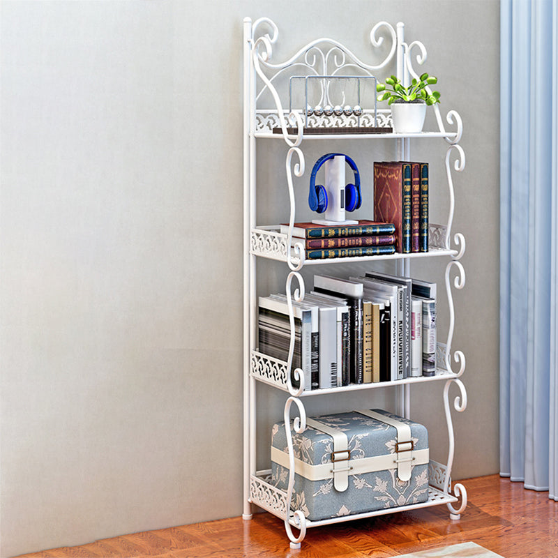 Glam Style Bookcase Shelf Open Back Bookcase for Study Room and Office