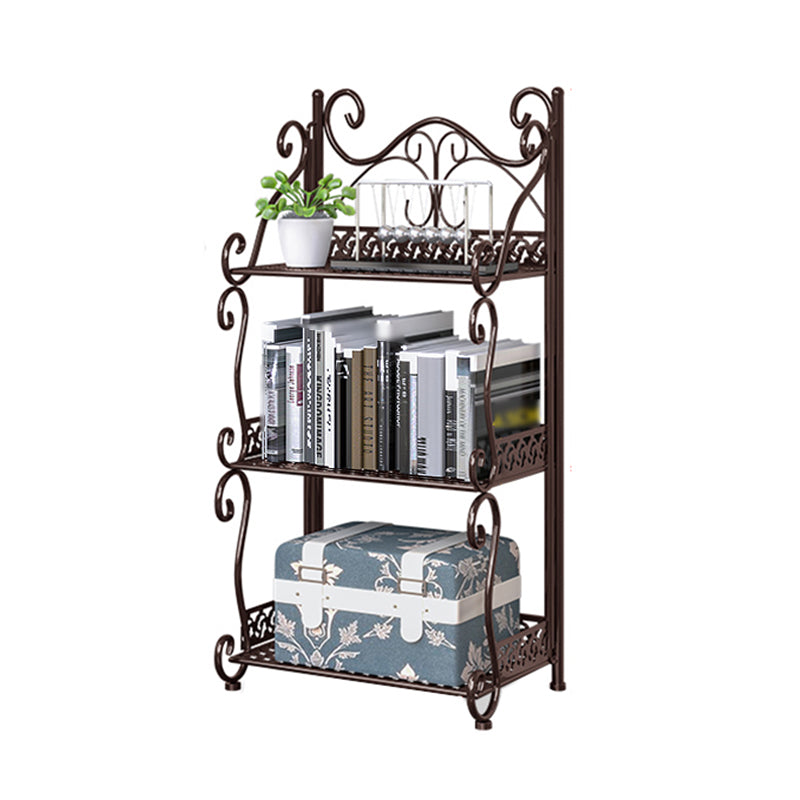 Glam Style Bookcase Shelf Open Back Bookcase for Study Room and Office