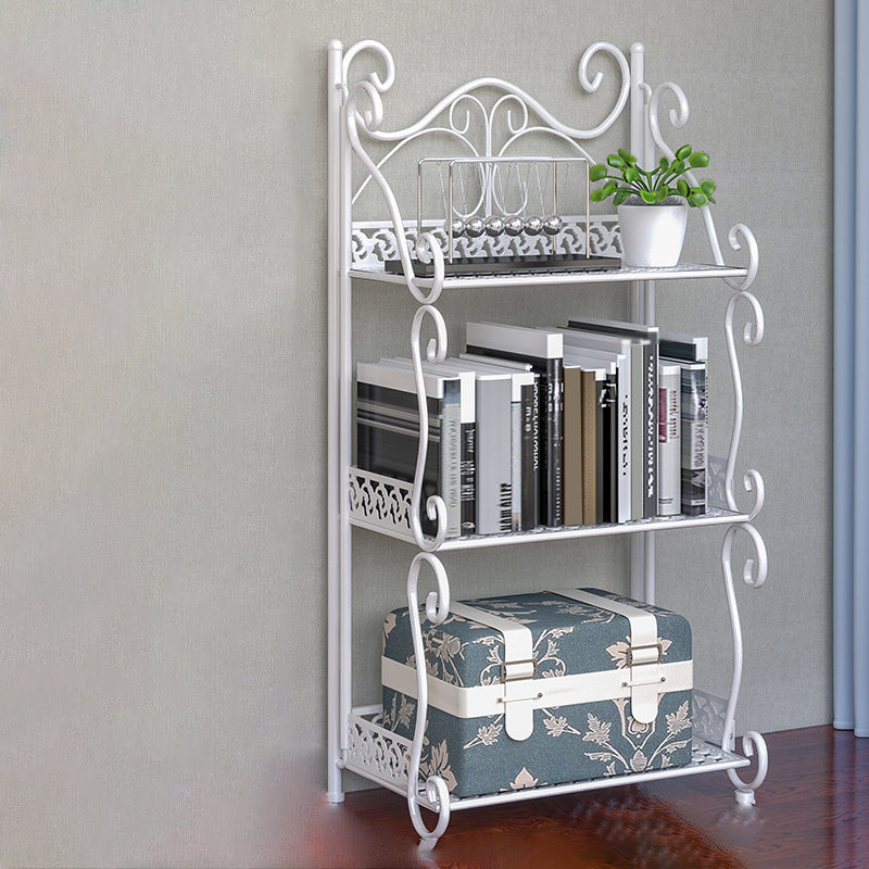 Glam Style Bookcase Shelf Open Back Bookcase for Study Room and Office