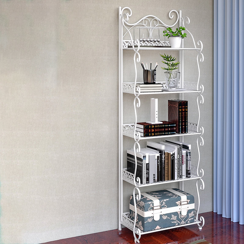 Glam Style Bookcase Shelf Open Back Bookcase for Study Room and Office