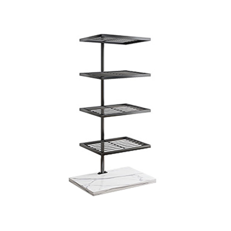 Contemporary Style Bookshelf Invisible Open Back Bookcase for Home and Office