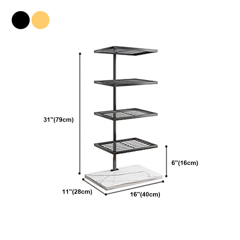 Contemporary Style Bookshelf Invisible Open Back Bookcase for Home and Office
