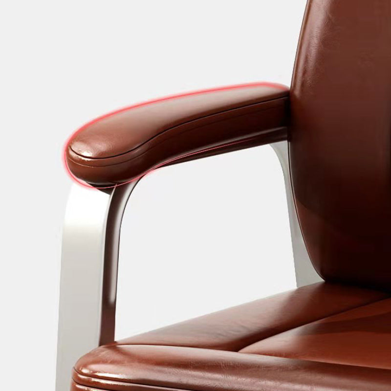 High Back Office Chair Fixed Armchair with Sponge/Latex Seat