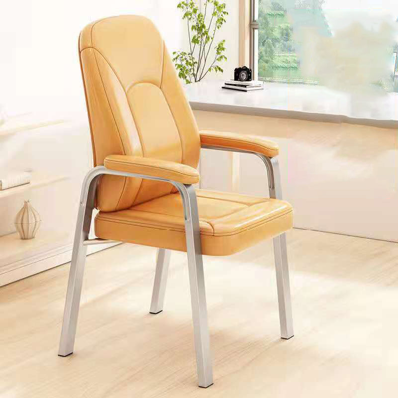 High Back Office Chair Fixed Armchair with Sponge/Latex Seat