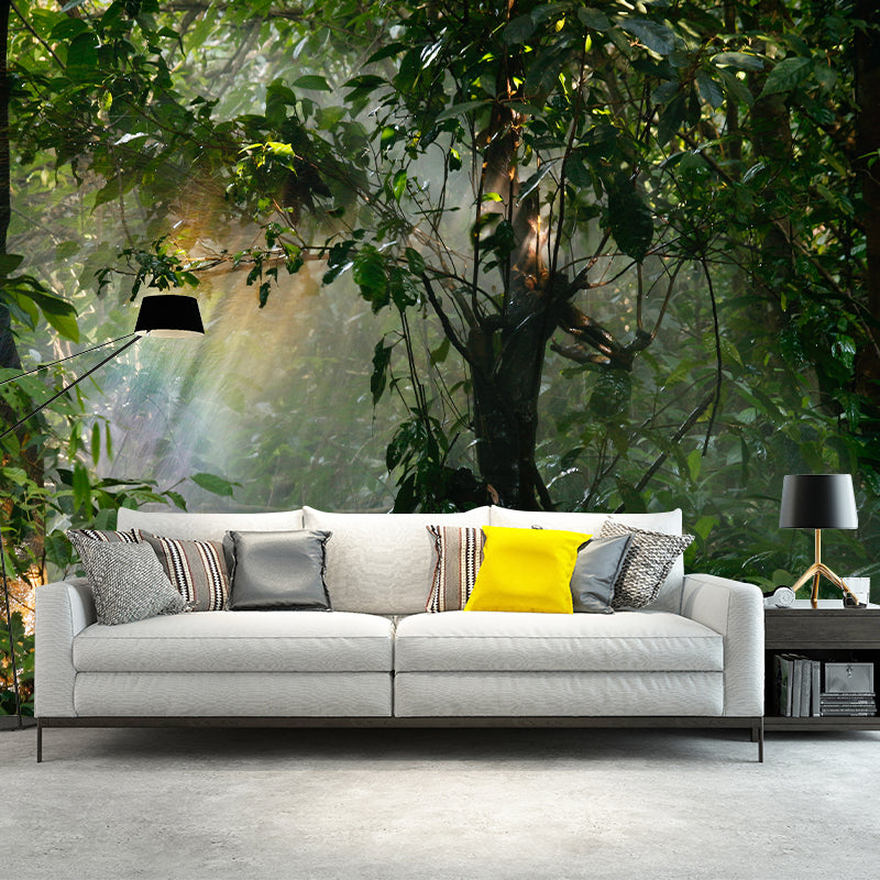 Photography Stain Resistant Wall Mural Forest Sitting Room Wallpaper