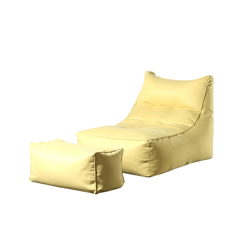 PU Leather Armless Chair 26.37" L x 39.37" W x 28.34" H Accent Chair for Living Room